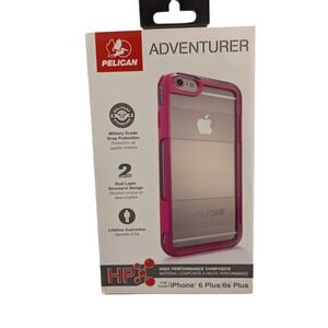 i6. Pelican Adventurer iPhone 6 Plus / 6s Plus In Pink NEW High Performance Comp
